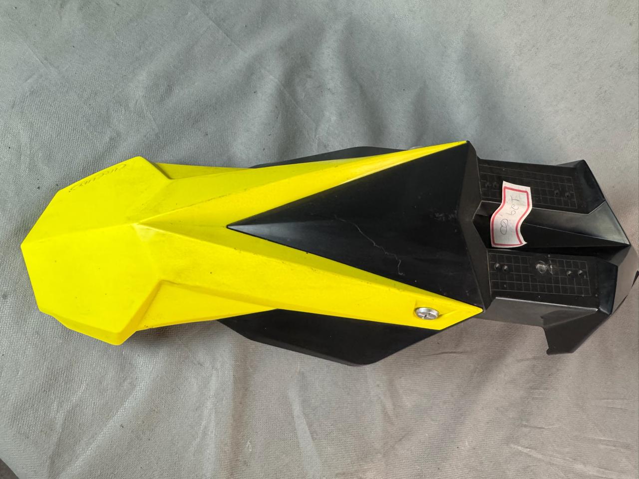 Paralama Dianteiro Amarelo Motard Circuit Universal Supermoto Novo