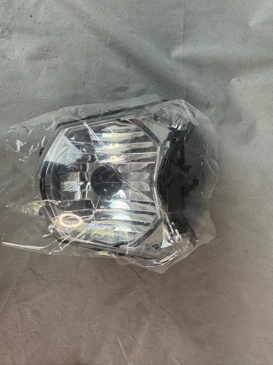 Farol Globo Óptico Haojue Dk 150 Dk 160 Original Novo No Plástico
