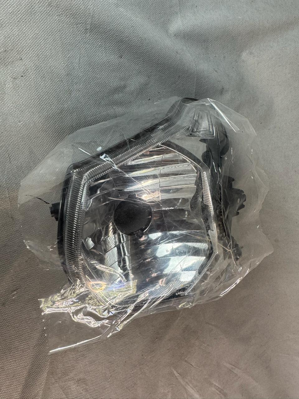 Farol Globo Óptico Haojue Dk 150 Dk 160 Original Novo No Plástico