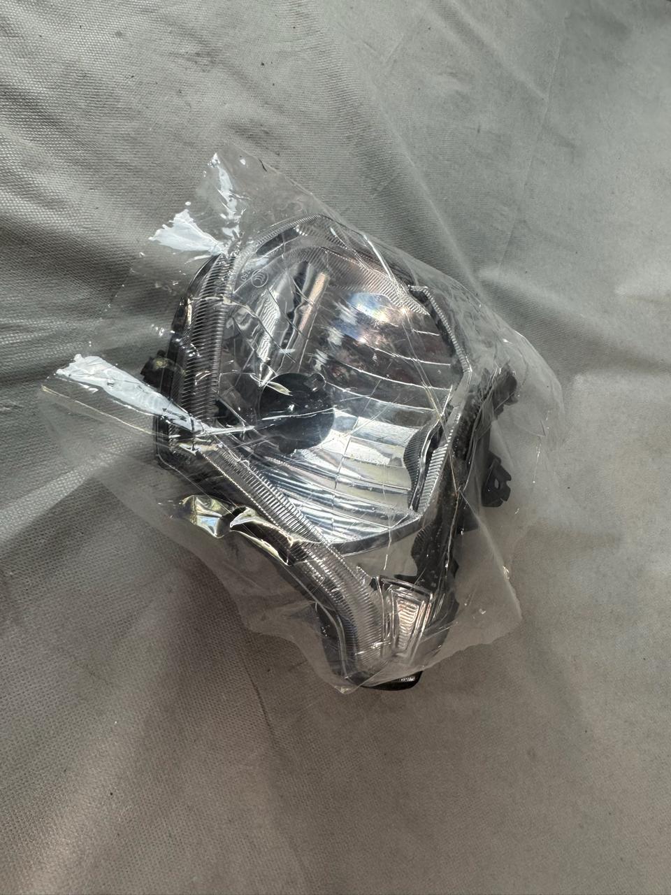 Farol Globo Óptico Haojue Dk 150 Dk 160 Original Novo No Plástico