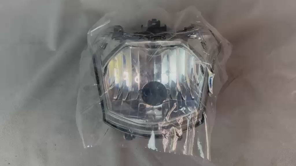 Farol Globo Óptico Haojue Dk 150 Dk 160 Original Novo No Plástico